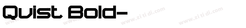 Quist Bold字体转换